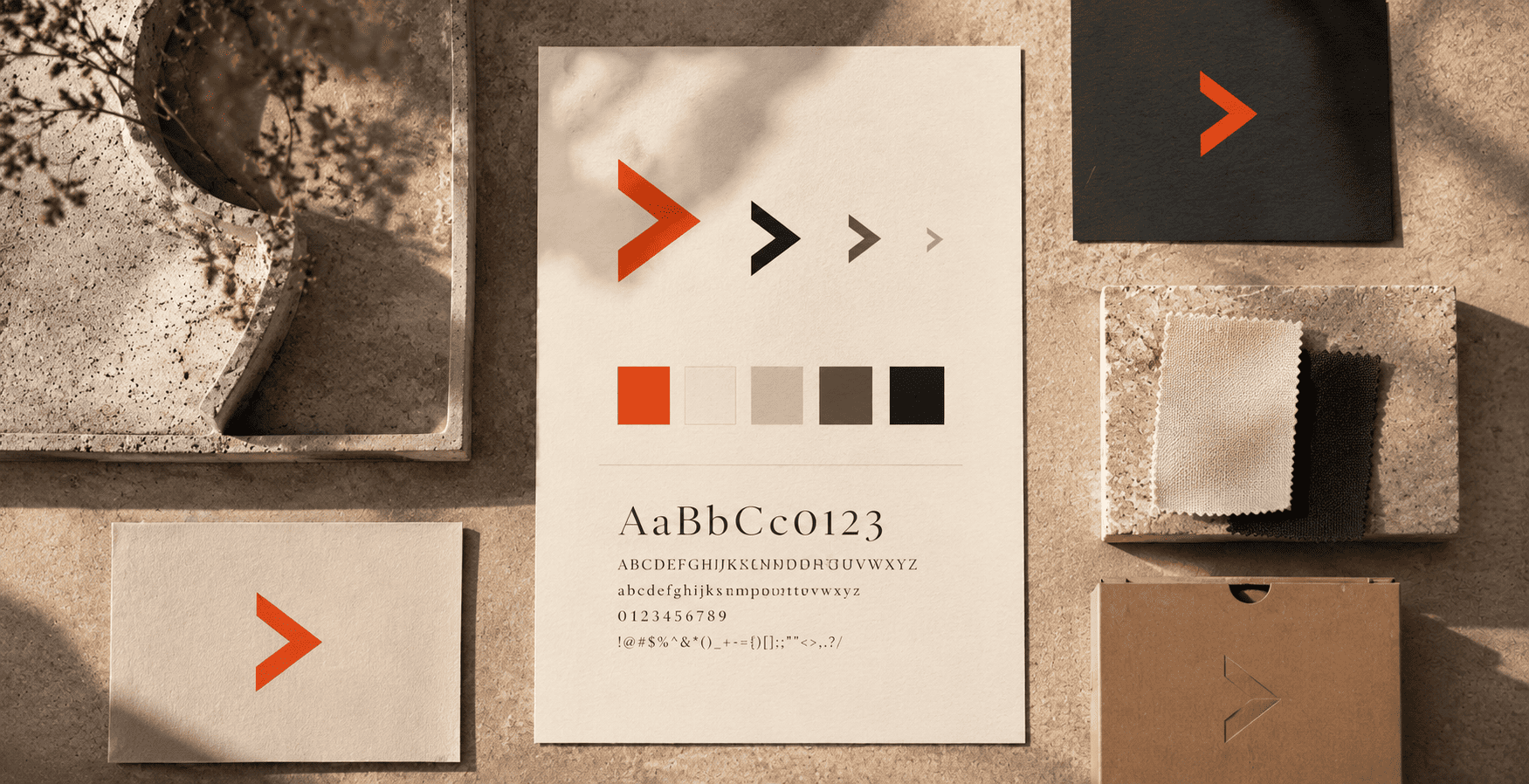 A designer reviewing a motion logo and brand identity system on screen during a 2026 rebrand project